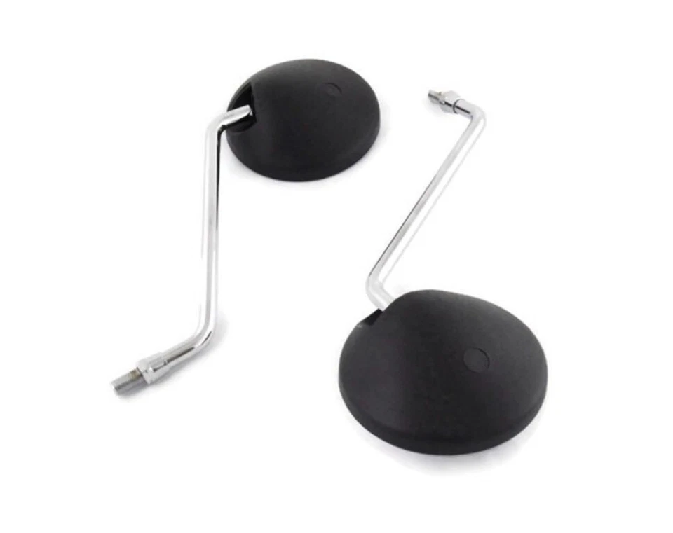 Paire de rétroviseurs moto pour YAMAHA DT FS1 RD XT 50 80 125 175 250 350 550 60 - Photo 2/4