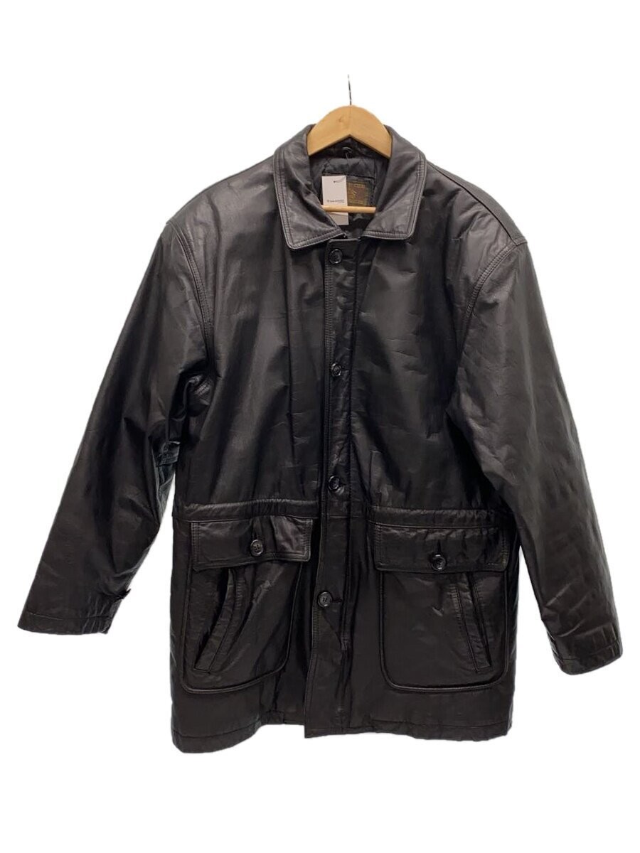 Leather Jacket Blouson/Ll/Cowhide/Blk/Plain 3612