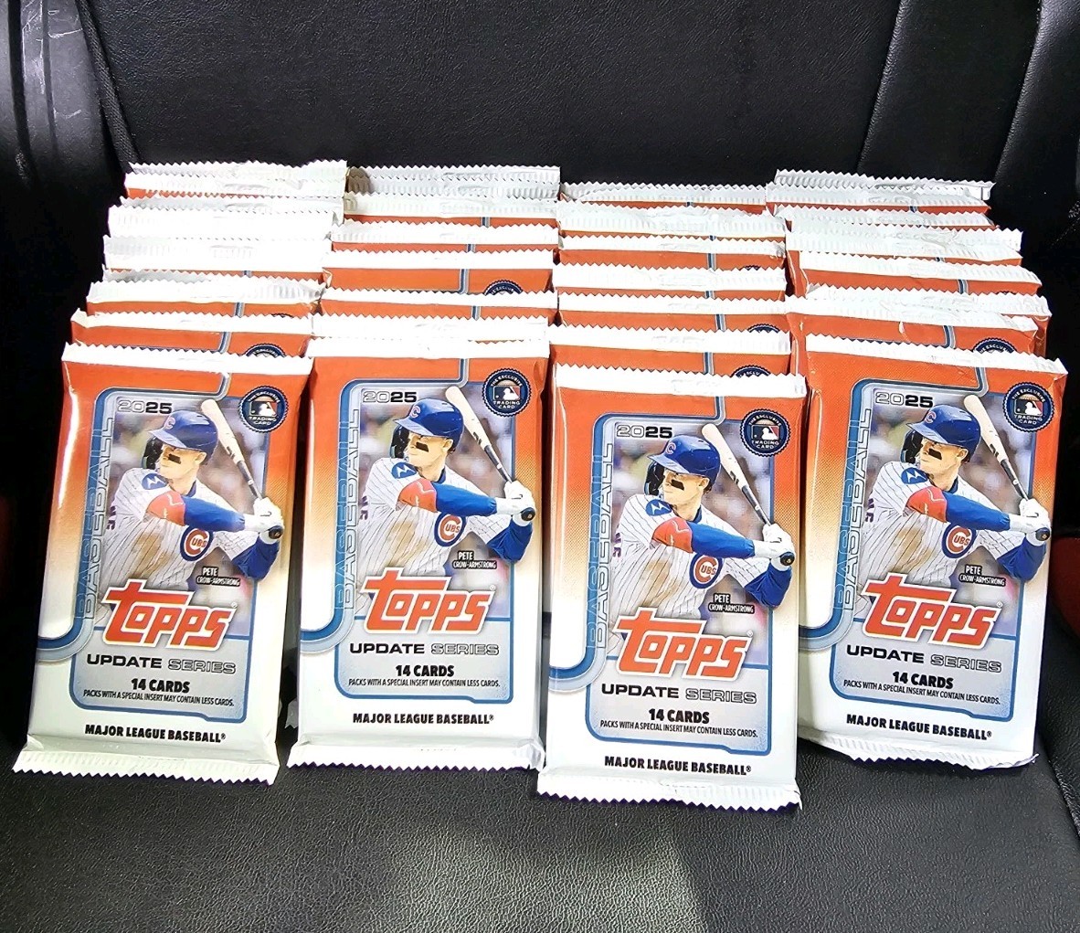 (44) 2025 Topps Update Baseball Factory Sealed Packs 14 Cards Per Pack 616 Cards