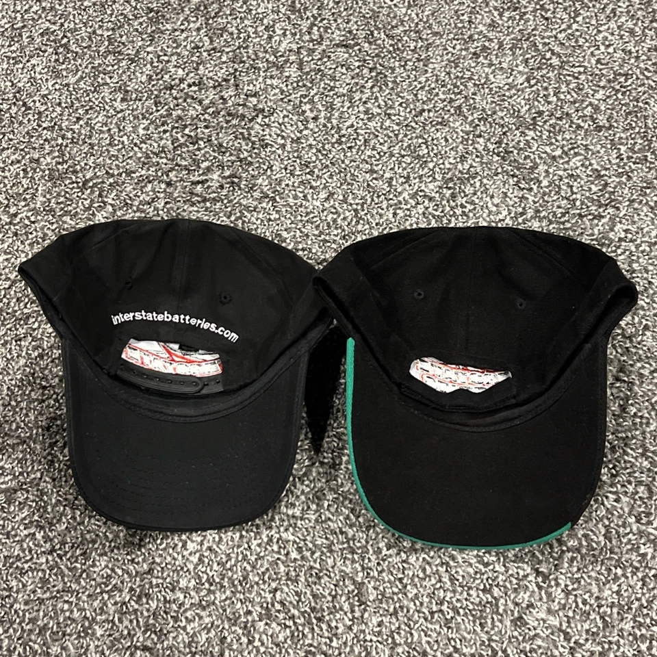 TWO Bobby Labonte #18 BLACK Interstate Battery Racing Hats!!! - Image 4 of 4