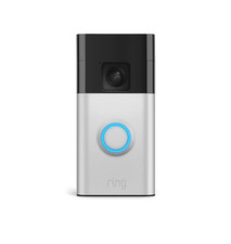 Ring Battery Doorbell with Head-to-Toe HD Video Motion Detection Satin Nickel