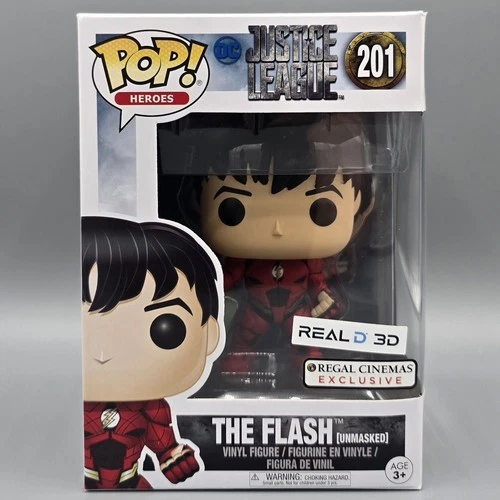 Funko Pop! Heroes DC Justice League The Flash Unmasked #201 Regal Cinemas