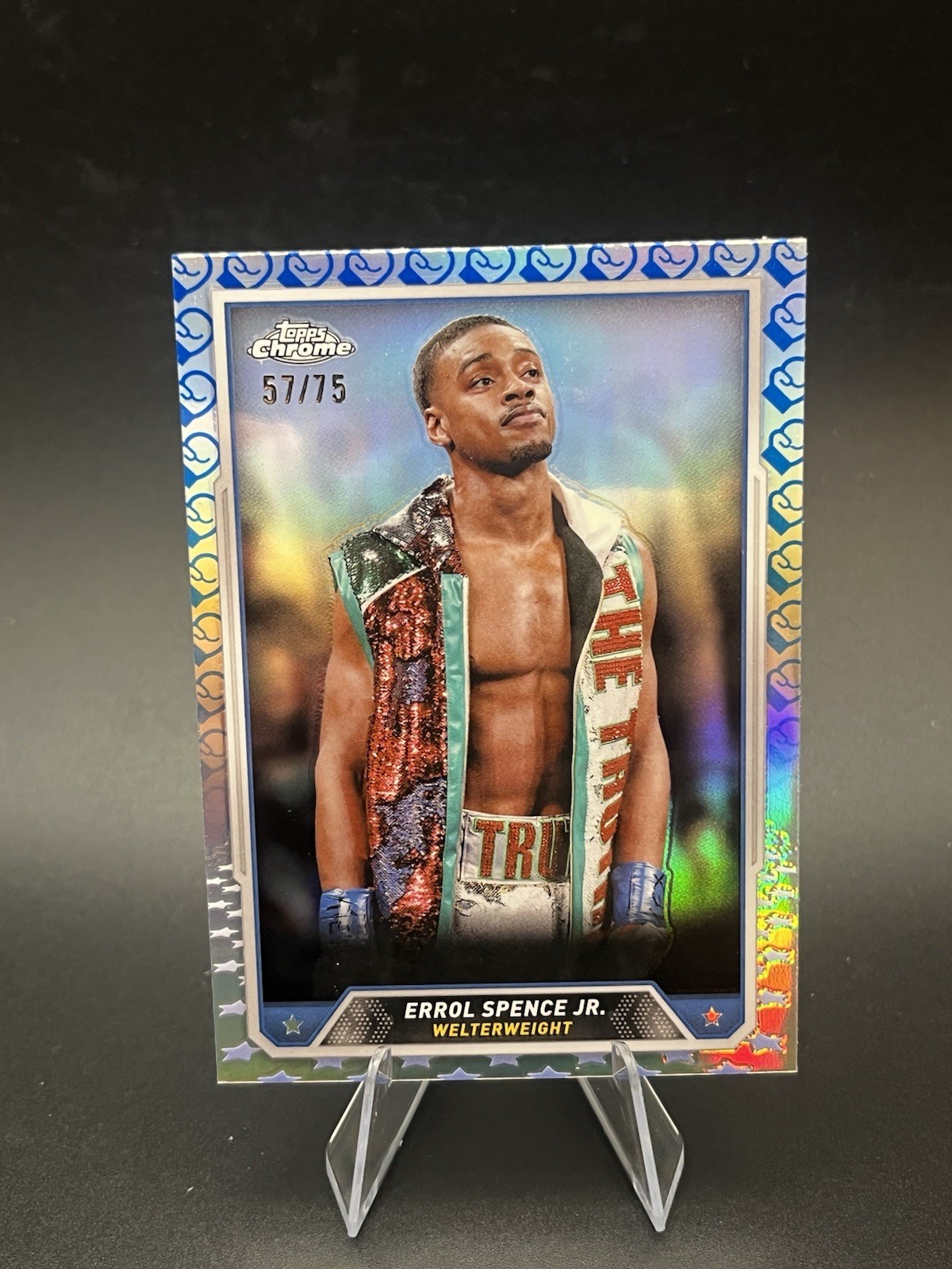Topps Chrome Boxing 2024 Errol Spence Jr. #38 Glove Refractor /75