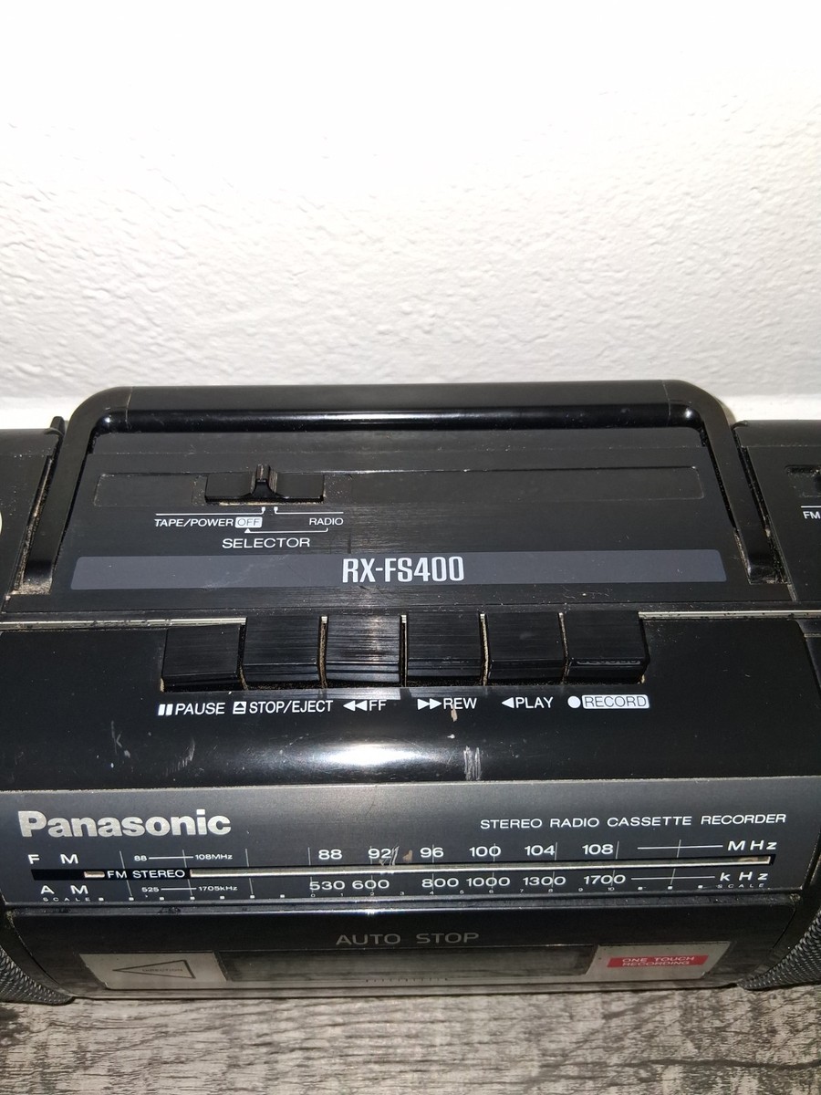 Panasonic Rx-fs400 FM Am Radio Stereo Cassette Recorder for sale
