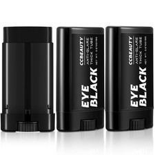 3Pack Black Eye Black Stick Baseball, Halloween Face Paint Makeup, Sweatproof...