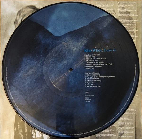 KIM WILDE LP Love Is PICTURE DISC Special Edition NEW Sealed 2024 VINYL Album - Image 4 of 4