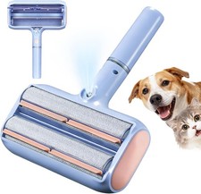 Pet Hair Remover, Pet Hair Removal Tool, Reusable Lint Roller with Double Roller