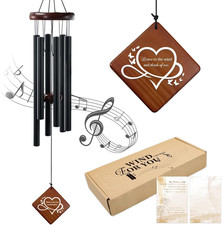 Windchimes in Memory of a Loved One, 36'' Memorial Wind Chime for Outside, Sympa
