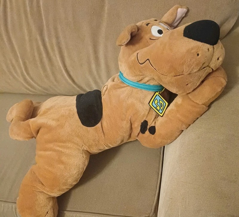 Scooby Doo Softee Floppy LARGE Plush Pillow 24" Santa Barbera 