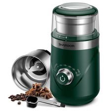 SHARDOR Super Silent Electric Blade Coffee Grinder, Timed Grind, Rotary Control