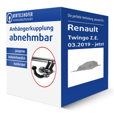 Brink Anhängerkupplung abnehmbar für RENAULT Twingo Z.E. III Typ BCM, BCA AHK