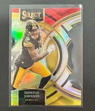 2023 Panini Select - Red and Yellow Prizms Die Cuts #124 Diontae Johnson