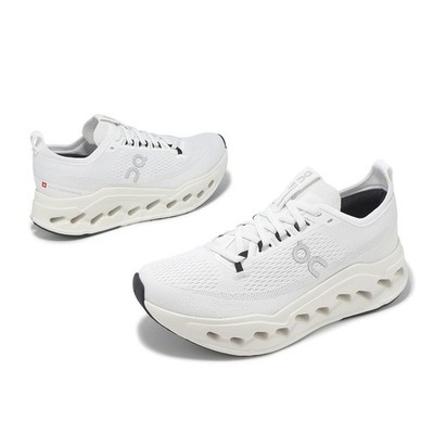 On Running Cloudsurfer Max Wide White Women Road Running Shoes