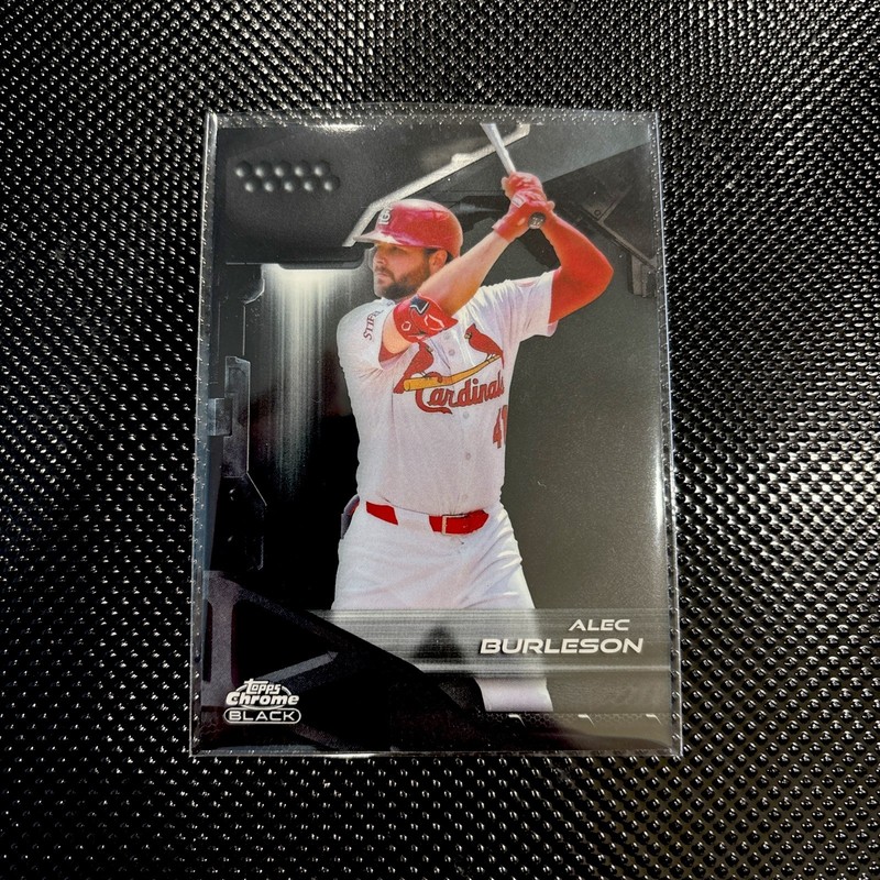 2026 Topps Chrome Black - Alec Burleson - #96 - St. Louis Cardinals