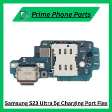 Genuine Samsung Galaxy S23 ULTRA  S918B Charging Port Flex Board Sim Card reader