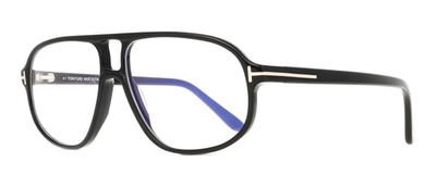 TOM FORD TF 6082-B eyeglasses 001 Shiny Black 57  New