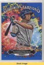 2020 Goodwin Champions Splash of Color Royal Blue Wander Franco #130 READ 00jz