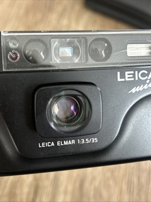 Leica Mini II Point & Shoot Film Camera w/Elmar 35mm f3.5 Lens