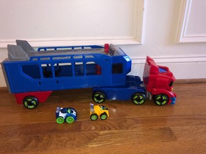 flip racers optimus prime
