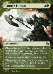 Garruk's Uprising 53/103 Foil Wilds of Eldraine Enchanting Tales