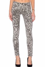  268 NWT CURRENT ELLIOTT Sz27 THE WELT POCKET SKINNY ANKLE STRETCH-JEANS LEOPARD
