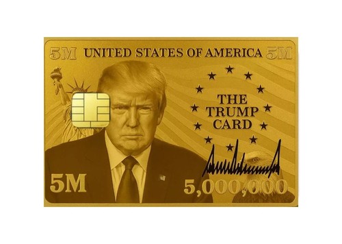 TRUMP Gold Card 5M Credit Card Skin Decal Sticker Cover - 2 Pack MAGA - Picture 1 of 2