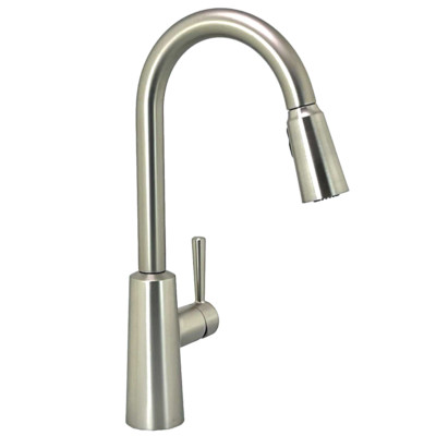   MOEN 7402SRS Riley Pull-Down Spray High-Arc Kitchen Faucet - Stainless