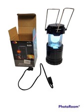 Solar Portable Rechargeable LED Camping Lantern Flashlight Lamp USB Power Bank