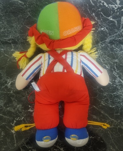 Muñeco de peluche Amtoy juguete Teach Me juguete de aprendizaje American Greeing 18" vintage 1984 - Imagen 18 de 20