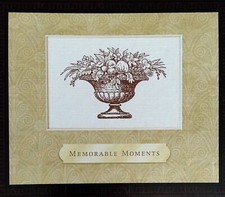Hallmark Stories Journal MEMORABLE MOMENTS Photo Picture Album Book MINT Cond