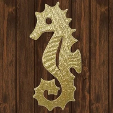Seahorse Embroidered Patch — Iron On