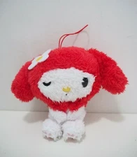 My Melody Wink Sanrio Eikoh 2018 Plush 6" Strap Stuffed Toy Doll Japan 