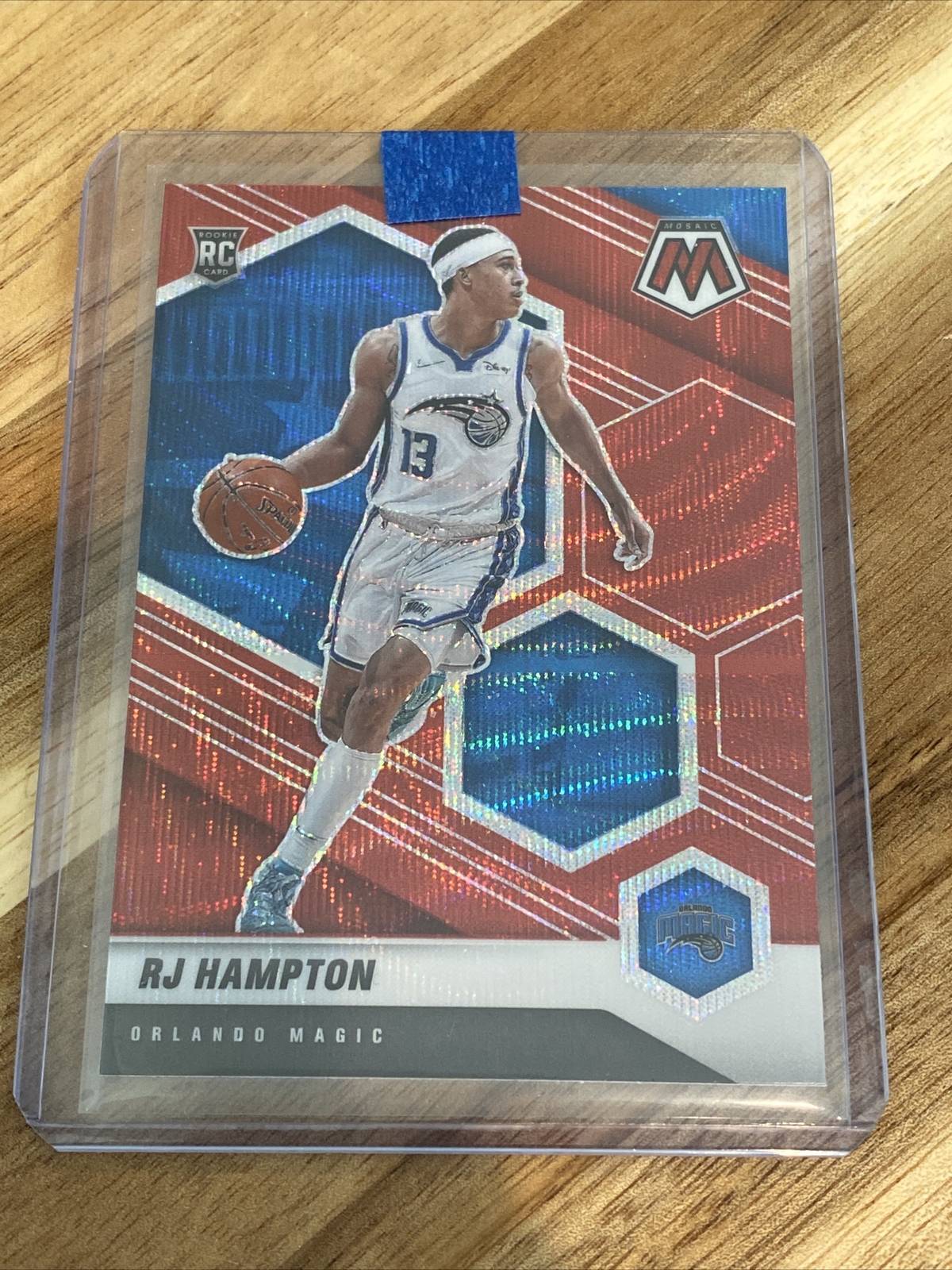 2020-21 Mosaic Tmall Asia RJ Hampton #233 RED WAVE Prizm RC-Magic