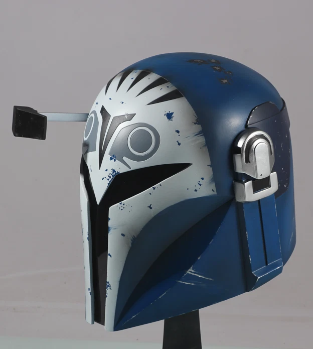 Star Wars The Mandalorian Bo-katan Kryze Cosplay Helmet Hard FRP Helmet Headgear - Image 3 of 4
