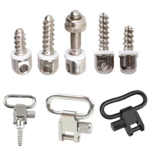 Sling Swivel Studs Wood Screw Studs 2-5PCS/Set Gun Sling Quick Mounting Kit