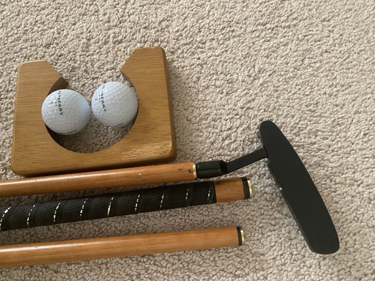 Rare* Burberry Golf Executive Traveling Putting Set BNWT | eBay