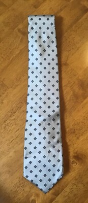 709A~ Vintage NOS Hardy Amies Classy Tie Silk London New NOS w/tags