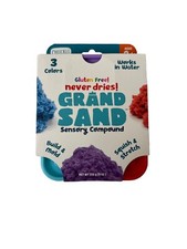 Grand Sand 3 Pack - Tactile Sensory Sand - Educational Fun for Preschoolers New