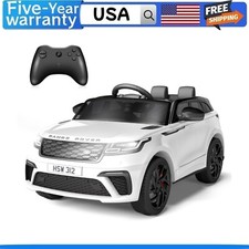     Kid Ride On Car with Remote Licensed Land Rover Kids Electric Car for Kids 3