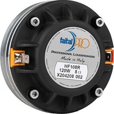 FaitalPRO HF108R 1" Neodymium Compression Horn Driver 8 Ohm 2/3-Bolt
