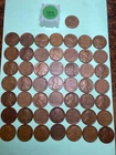 1926 LINCOLN WHEAT CENT PENNY ROLL, all coins "very fine/extremely fine" grade