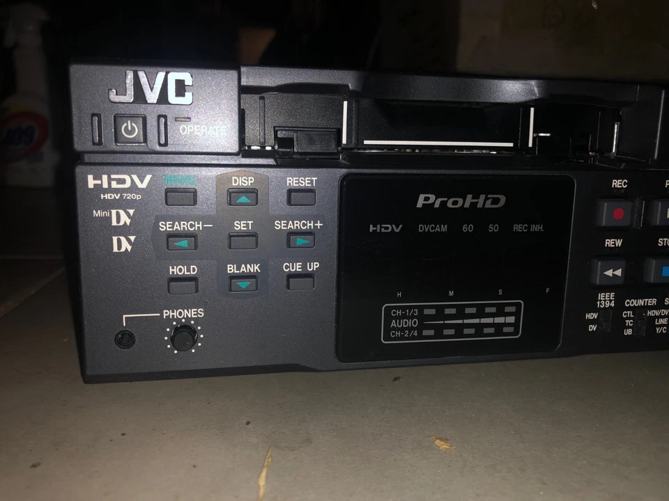 JVC BR-HD50U ProHD HDV Mini DV HD Video Cassette Recorder HD50 - Image 3 of 4