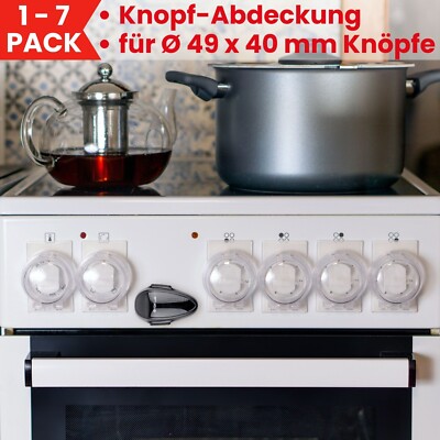 Herd und Backofen Kindersicherung Set Herdknopf Backofentür Babysicherung Set