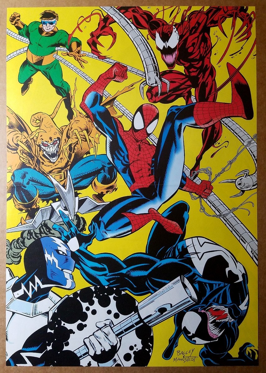 Spider-Man Carnage Venom Dr Octopus Hobgoblin Marvel Comics Poster