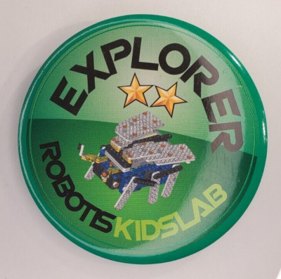 ROBOTIS KIDLAB EXPLORER Three Inch Pinback Button