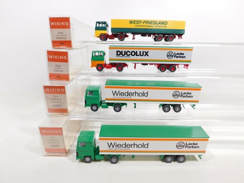 CN143-0,5 #4x wiking H0 / 1:87 Truck Ford : 530 Friesland + 540/24 540 Ici,Top + - Picture 2 of 5