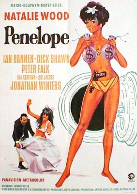 Natalie Wood in PENELOPE Originalplakat EA von 1966