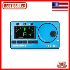 KLIQ 3-in-1 Metronome Tuner - Ultimate Pocket Tuner for All Instruments in Blue