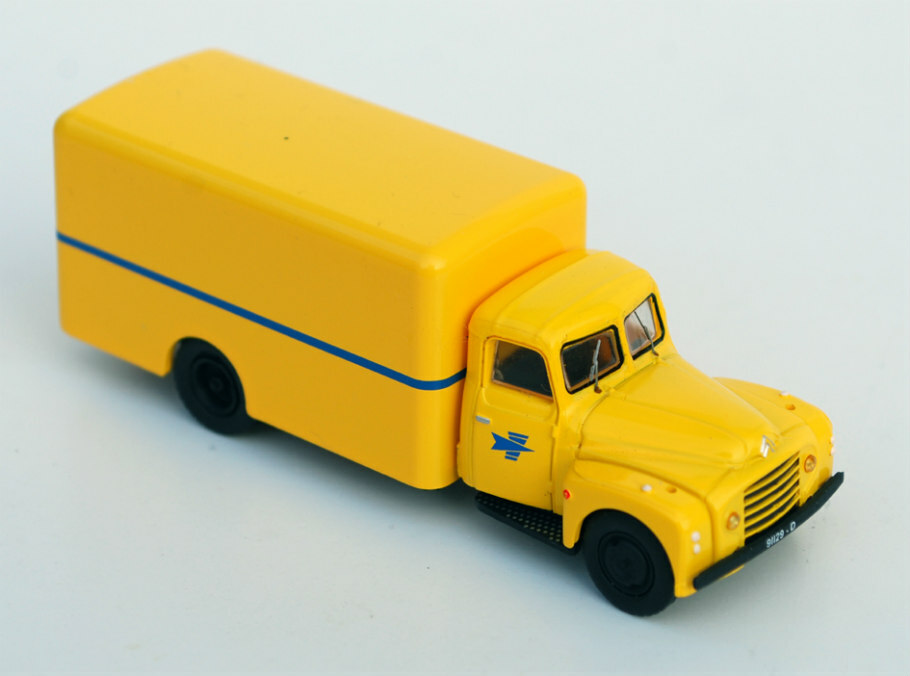 Citroën 55 fourgon déco Poste Route 87 échelle HO 1-87 miniature camion Haxo Modèle RO 1010