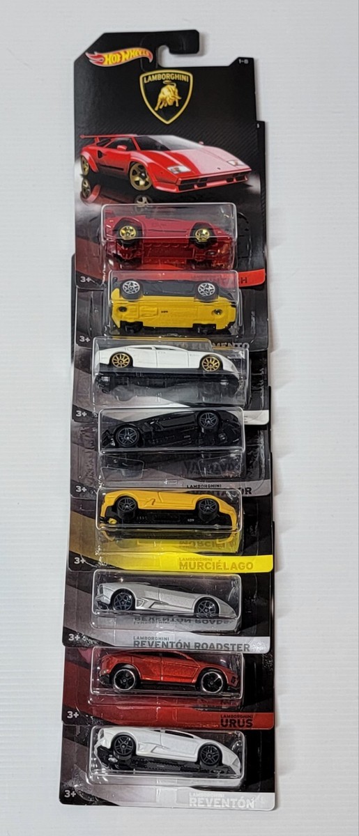 ホットウィール ランボルギーニ 8種セット HOT WHEELS LAMBORGHINI 8 DIECAST 1:64 CAR SET - 2016 WALMART